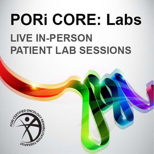 PORi Oncology Patient lab sessions for oncology  rehabilitation